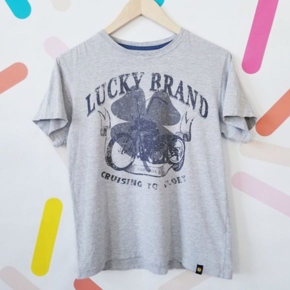 Lucky Brand Other - Lucky Brand Cruising to Glory Motorcycle Tee